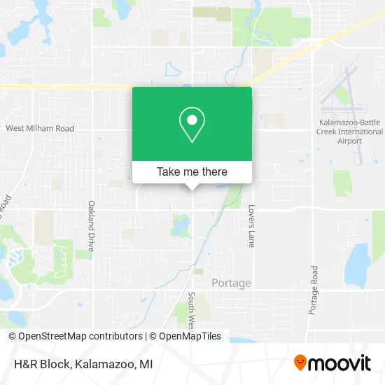H&R Block map