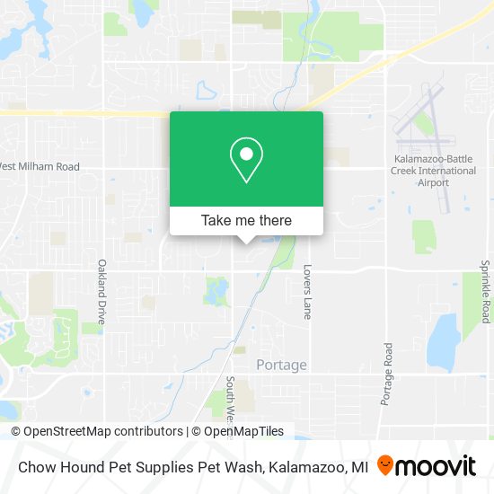 Chow Hound Pet Supplies Pet Wash map