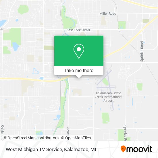 West Michigan TV Service map