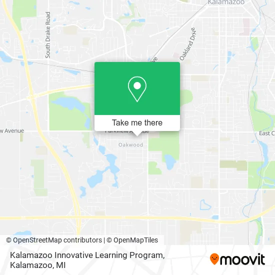 Mapa de Kalamazoo Innovative Learning Program