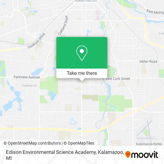 Mapa de Edison Environmental Science Academy