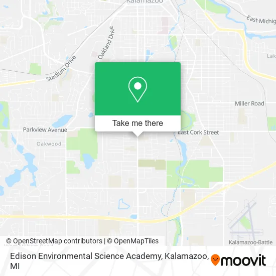 Mapa de Edison Environmental Science Academy