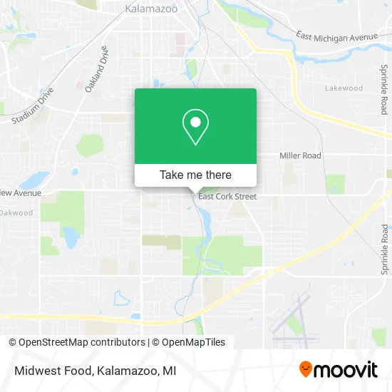 Midwest Food map