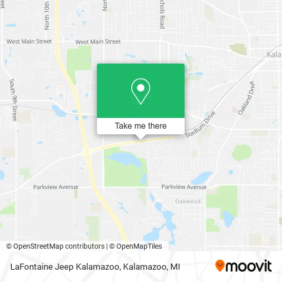 LaFontaine Jeep Kalamazoo map