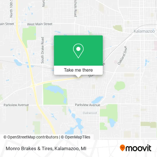 Monro Brakes & Tires map