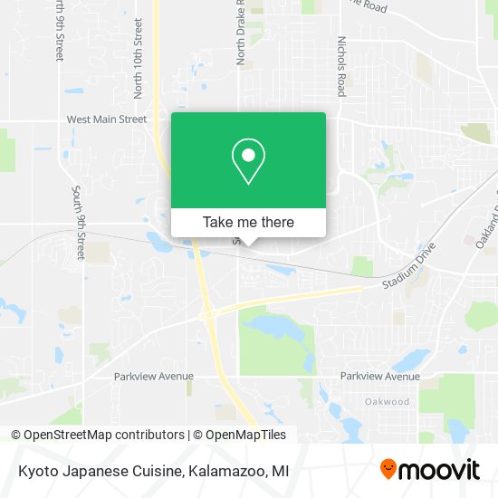 Kyoto Japanese Cuisine map