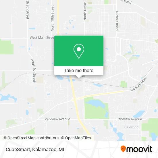 Mapa de CubeSmart