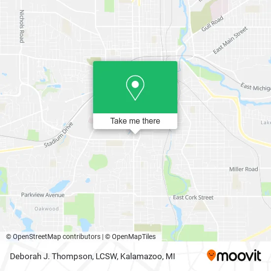 Deborah J. Thompson, LCSW map