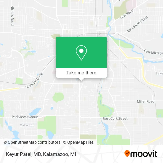 Keyur Patel, MD map