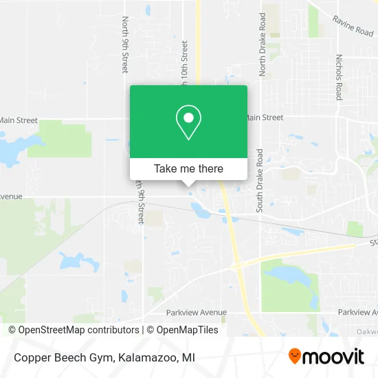 Copper Beech Gym map