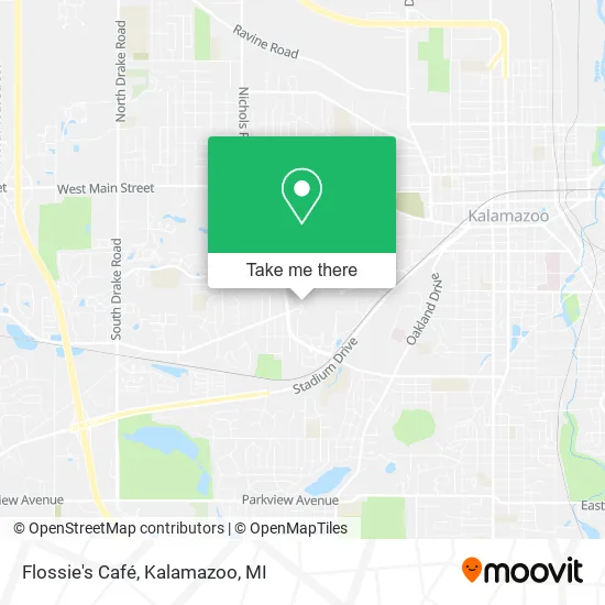 Flossie's Café map