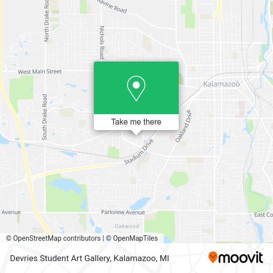 Mapa de Devries Student Art Gallery