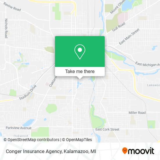 Mapa de Conger Insurance Agency