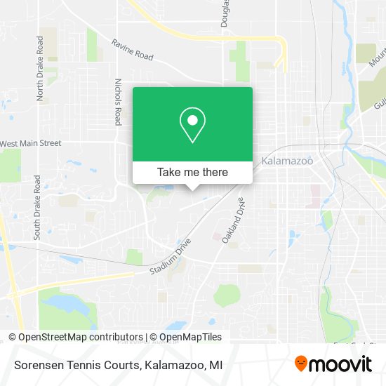 Mapa de Sorensen Tennis Courts