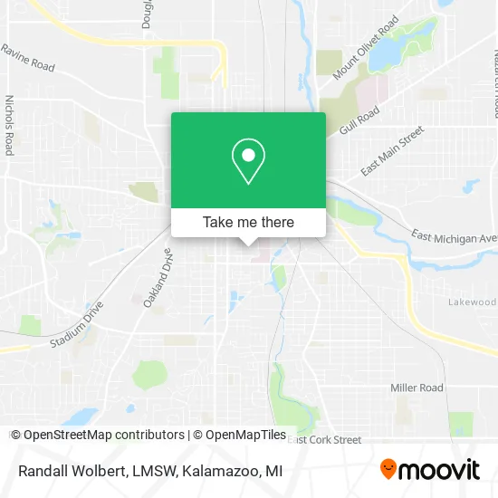 Randall Wolbert, LMSW map