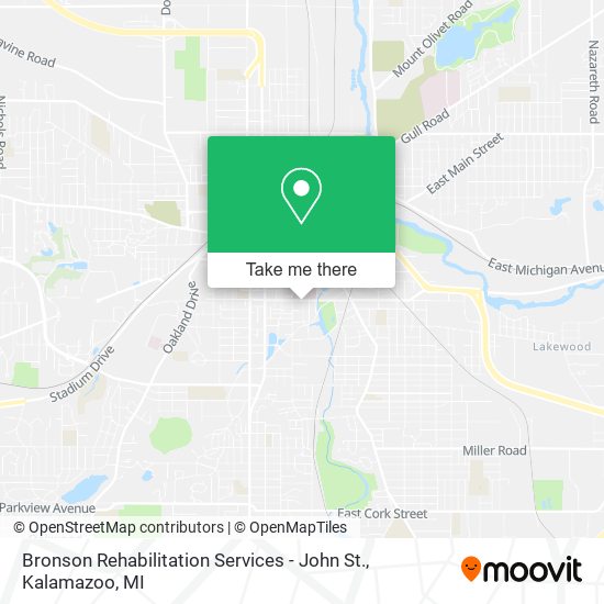 Mapa de Bronson Rehabilitation Services - John St.