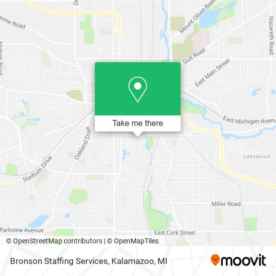 Bronson Staffing Services map