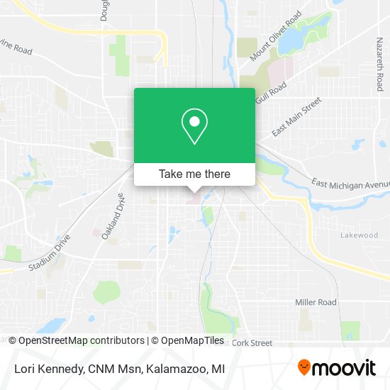 Lori Kennedy, CNM Msn map