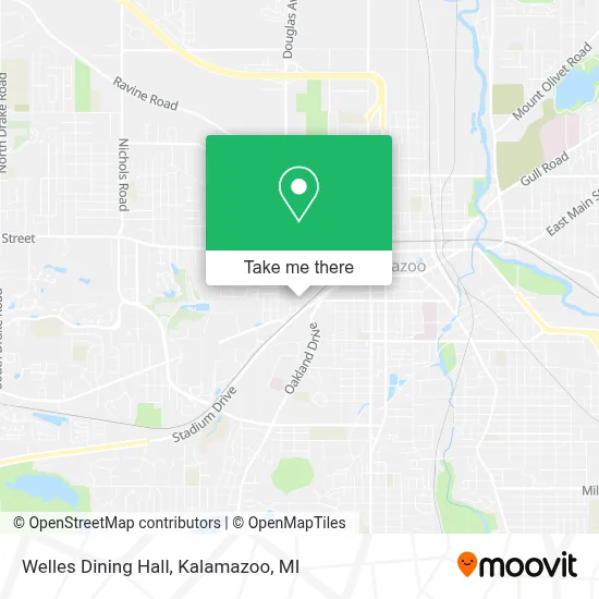 Welles Dining Hall map