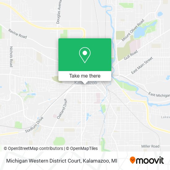 Michigan Western District Court map