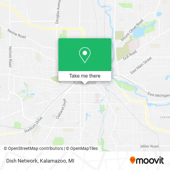 Mapa de Dish Network