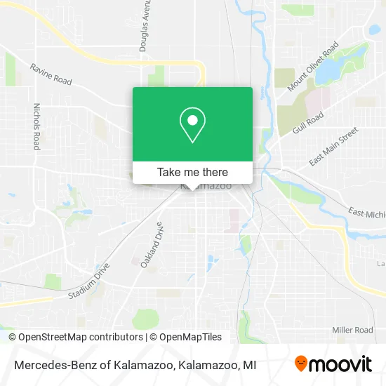 Mapa de Mercedes-Benz of Kalamazoo