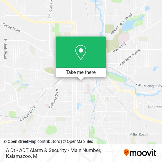 A Dt - ADT Alarm & Security - Main Number map