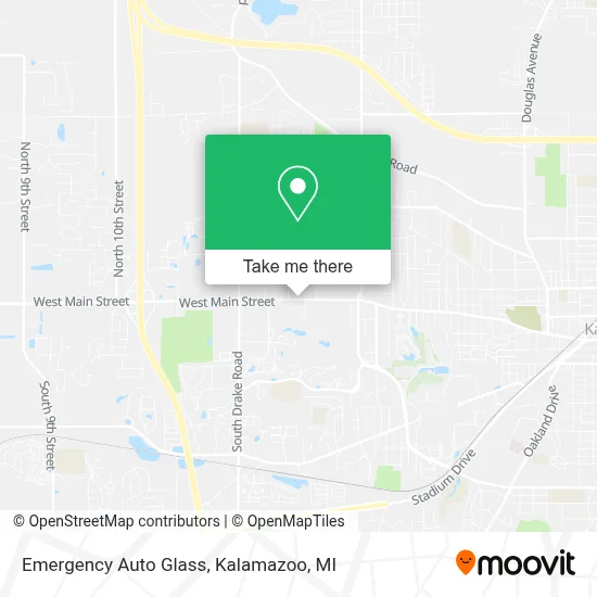 Emergency Auto Glass map