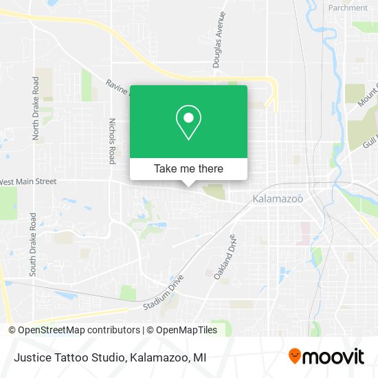 Justice Tattoo Studio map