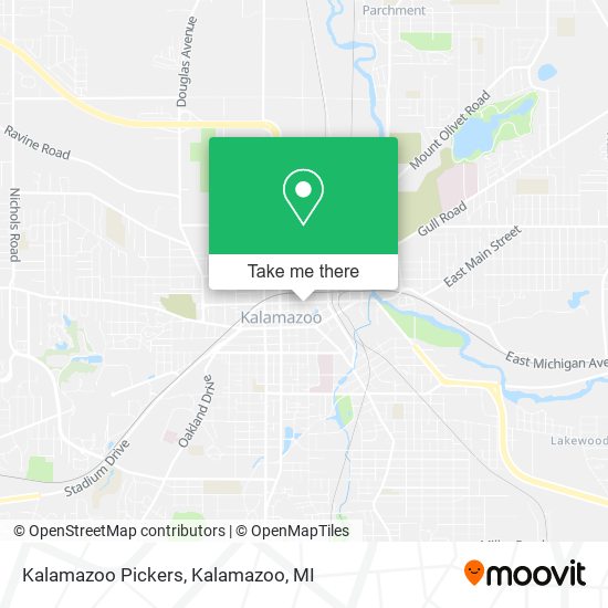 Kalamazoo Pickers map