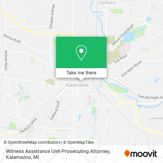 Mapa de Witness Assistance Unit-Prosecuting Attorney