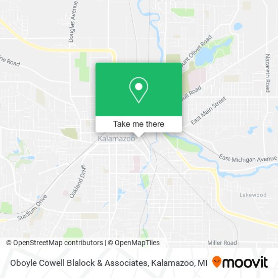 Oboyle Cowell Blalock & Associates map