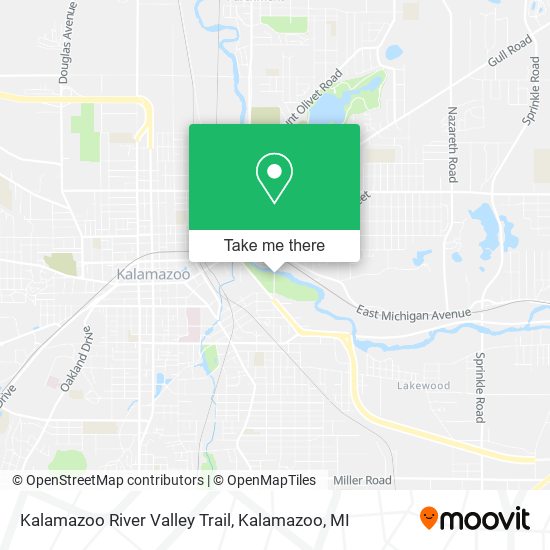 Kalamazoo River Valley Trail map