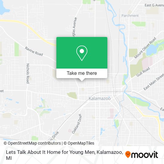 Lets Talk About It Home for Young Men map
