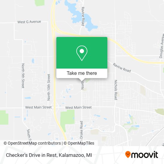Checker's Drive in Rest map