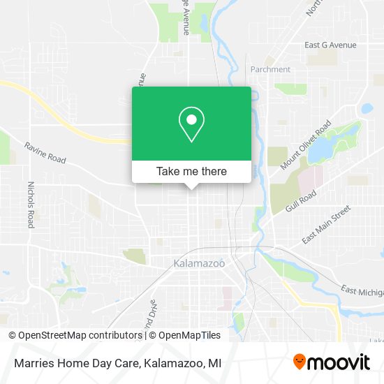 Marries Home Day Care map