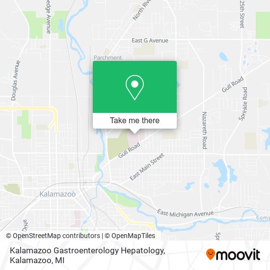 Kalamazoo Gastroenterology Hepatology map