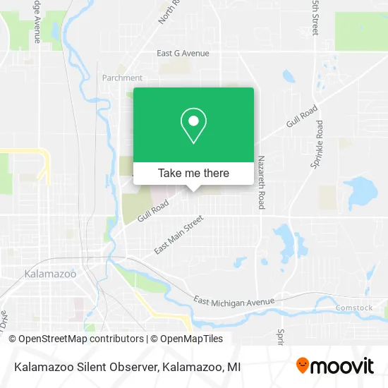 Mapa de Kalamazoo Silent Observer