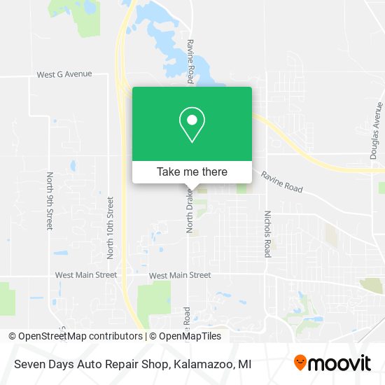 Mapa de Seven Days Auto Repair Shop
