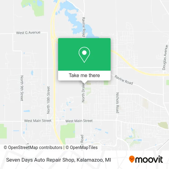 Seven Days Auto Repair Shop map