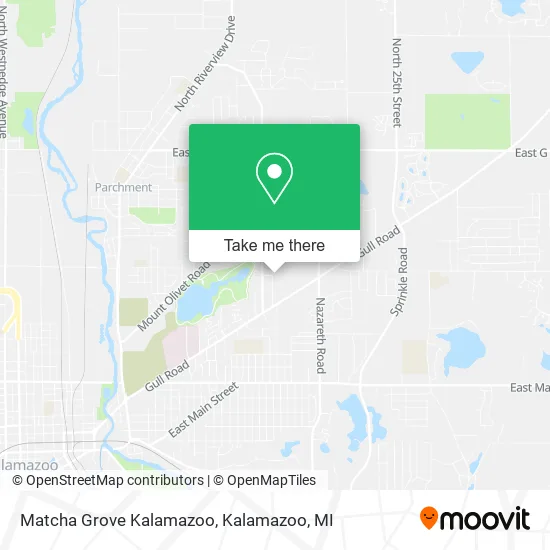 Matcha Grove Kalamazoo map