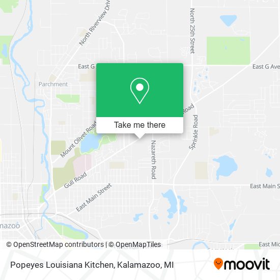 Popeyes Louisiana Kitchen map