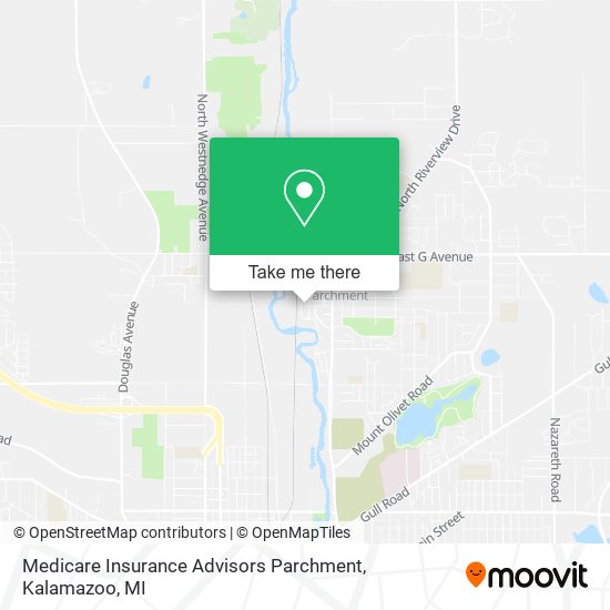 Medicare Insurance Advisors Parchment map