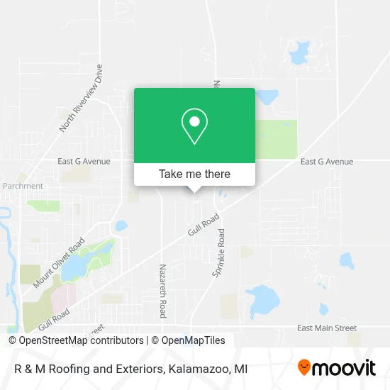 R & M Roofing and Exteriors map