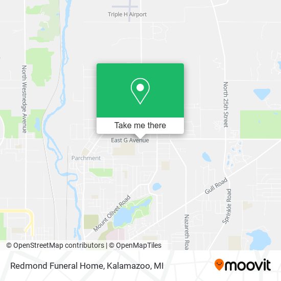 Redmond Funeral Home map