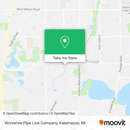 Wolverine Pipe Line Company map