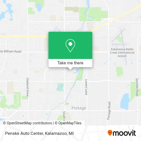 Penske Auto Center map