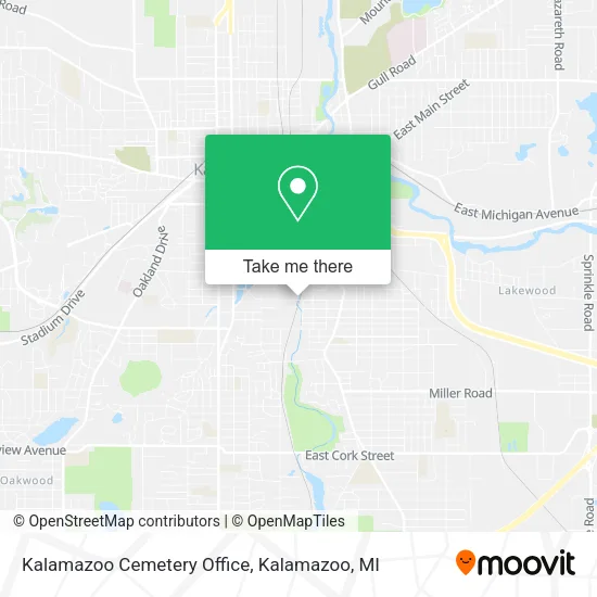 Mapa de Kalamazoo Cemetery Office