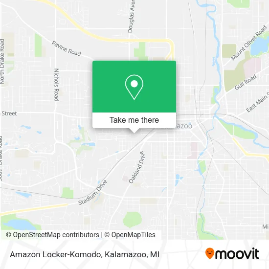 Mapa de Amazon Locker-Komodo