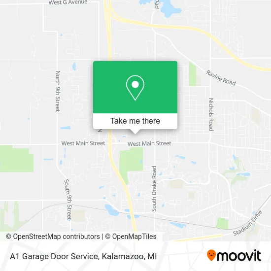 A1 Garage Door Service map